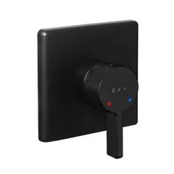 E.C.A - Eca Life Mat Siyah Ankastre Duş Bataryası Sıva Üstü 102167122C1-K