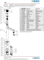 Eca Life Mat Siyah Kolsuz Yüksek Tip Lavabo Bataryası 102188782C1 - Thumbnail