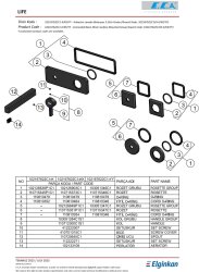 Eca Life Mat Siyah Lavabo Bat. Sıva Üstü Tek Rozet 102167622C1-K - Thumbnail