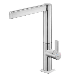 E.C.A - Eca Life Paslanmaz Çelik Görünüm L Boru Tasarrufu Eviye Bataryası