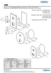 Eca Luna Altın Görünüm Ank. Banyo/Duş 2 Yollu S.Ü 102167236A1-KDE - Thumbnail