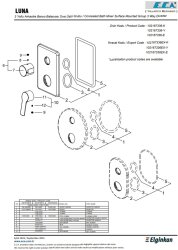 Eca Luna Krom Ankastre Banyo/Duş B. 3 Yollu Sıva Üstü 102167336-K - Thumbnail