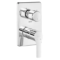 E.C.A - Eca Luna Krom Ankastre Banyo/Duş B. 3 Yollu Sıva Üstü 102167336-K