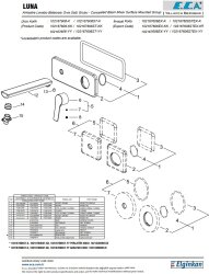 Eca Luna Krom Ankastre Lav. Bat. Sıva Üstü Tek Rozet 102167606-K - Thumbnail