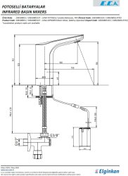 Eca Luna Krom Fotoselli Lavabo Bataryası Pilli 108108051 - Thumbnail