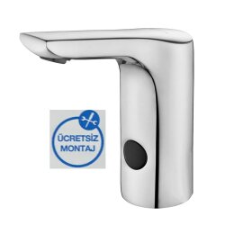 E.C.A - Eca Luna Krom Fotoselli Lavabo Musluğu Pilli 108108055