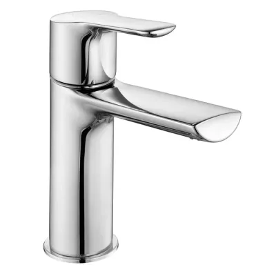 Eca Luna Krom Kireç Kırıcılı Su Tasarruflu Sabit Lavabo Bataryası