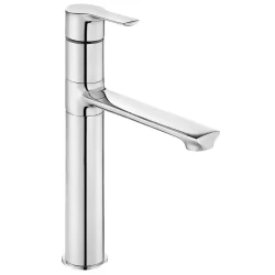 E.C.A - Eca Luna Krom Renkli Kireç Kırıcılı Yüksek Tip Lavabo Bataryası