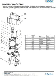 Eca Mat Siyah Termostatik Ank Banyo/Duş Batarya 2 Yollu Sıva Altı - Thumbnail