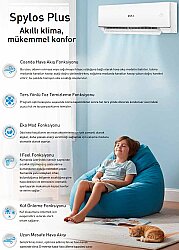 Eca (Montaj Dahil) Spylos Plus 12.000 Btu A++ Dc İnverter Klima - 4