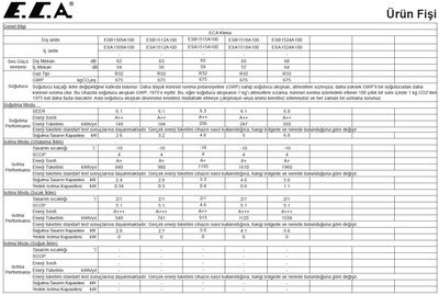 Eca (Montaj Dahil) Spylos Pro 18.000 Btu A++ Dc İnverter Klima