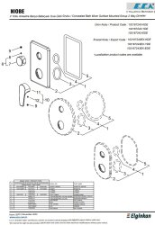Eca Niobe Krom Ankastre Banyo/Duş 2 Yollu Sıva Üstü 102167243-KDE - Thumbnail