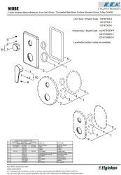 Eca Niobe Krom Ankastre Banyo/Duş 3 Yollu Sıva Üstü 102167343-K - Thumbnail