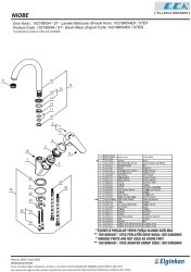 Eca Niobe Krom Kireç Kırıcılı Su Tasarruflu Kuğu Lavabo Bataryası - Thumbnail