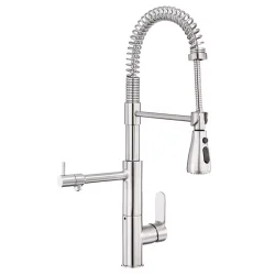 E.C.A - Eca Nita Krom 3 Akışlı Yaylı El Duşlu Tasarruflu Eviye Bataryası