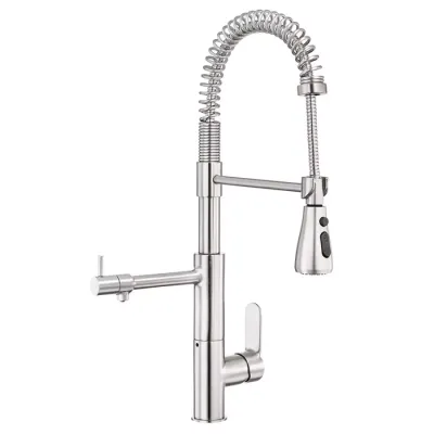 Eca Nita Krom 3 Akışlı Yaylı El Duşlu Tasarruflu Eviye Bataryası