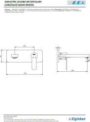 Eca Nita Krom Ankastre Lav. Bat. Sıva Üstü Tek Rozet 102167608-K - Thumbnail