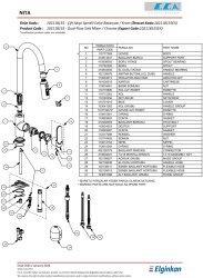 Eca Nita Krom Arıtmalı Çift Akışlı Su Tasarruflu Eviye Bataryası - 3
