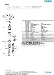 Eca Nita Krom Kireç Kırıcılı Su Tasarruflu Sabit Lavabo Bataryası - Thumbnail