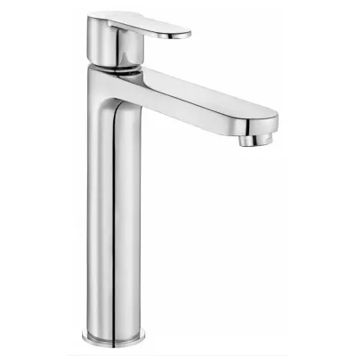 Eca Nita Krom Renk Kireç Kırıcı Yüksek Tip Sabit Lavabo Bataryası