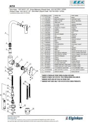 Eca Nita Krom Renk Spiralli T El Duşlu Tasarruflu Eviye Bataryası - Thumbnail