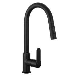 E.C.A - Eca Nita Mat Siyah Spiralli Düz El Duş Tasarruflu Eviye Bataryası