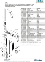 Eca Nita Paslanmaz Çelik Görünümlü Spiralli ELDUŞ Eviye Bataryası - Thumbnail