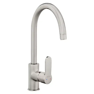 Eca Nita Paslanmaz Çelik Görünümlü Su Tasarruflu Eviye Bataryası