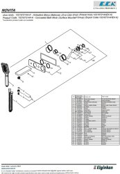 Eca Novita Krom Ankastre Banyo Bat. 3 Yolu Sıva Üstü 102167314H-K - Thumbnail