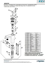 Eca Novita Krom Kireç Kırıcı Hygiene Plus Sabit Lavabo Bataryası - Thumbnail