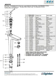 Eca Novita Yüksek Tip Kireç Kırıcı Hygiene Plus Lavabo Bataryası - Thumbnail