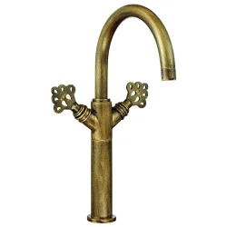 E.C.A - Eca Osmanlı Antik Lak Kaplama Klasik Yüksek Tip Lavabo Bataryası