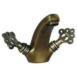 E.C.A - Eca Osmanlı (Ottoman) Antik Lak Kaplamalı Klasik Lavabo Bataryası