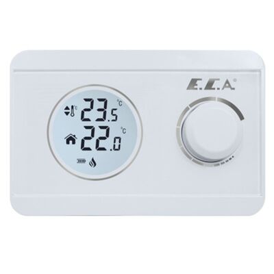 Eca Poly Pure 100W Dijital Pilli On-Off Kablosuz Oda Termostatı