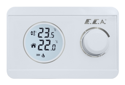 Eca Poly Pure 100W Dijital Pilli On-Off Kablosuz Oda Termostatı