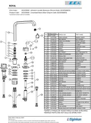 Eca Royal Krom Ank. Lavabo Tezgah Üstü Üç Rozet L Boru 102105666 - Thumbnail