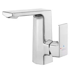 E.C.A - Eca Royal Krom Kireç Kırıcılı Sabit Yandan Kollu Lavabo Bataryası