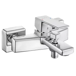 E.C.A - Eca Royal Krom Renk Kireç Kırıcılı Gizli Perlatör Banyo Bataryası