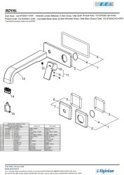 Eca Royal Mat Siyah Ank Sıva Üst Çift Rozet L Boru 102167629C1-KK - Thumbnail
