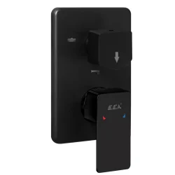 E.C.A - Eca Royal Mat Siyah Ankastre Banyo/Duş 3 Yolu S. Ü. 102167351C1-K