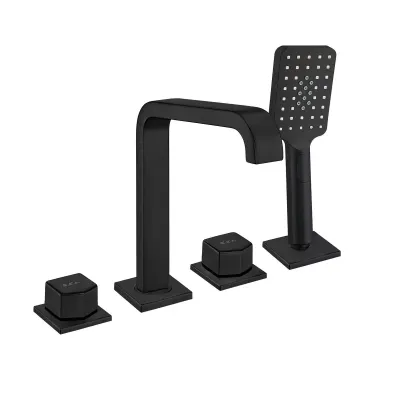 Eca Royal Mat Siyah Ankastre Küvet Bat 102153666C1 Tiera Plus Duş