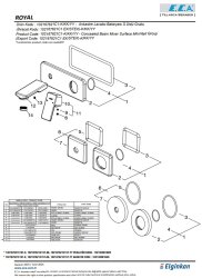Eca Royal Mat Siyah Ank Lav B. Sıva Üst Çift Rozet 102167621C1-KK - Thumbnail