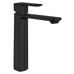 E.C.A - Eca Royal Mat Siyah Kireç Kırıc Sabit Yüksek Tip Lavabo Bataryası