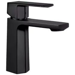 E.C.A - Eca Royal Mat Siyah Kireç Kırıcı Tasaruflu Sabit Lavabo Bataryası