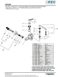Eca Spylos Krom Aplike Kireç Kırıcılı Tasarruflu Eviye Bataryası - Thumbnail