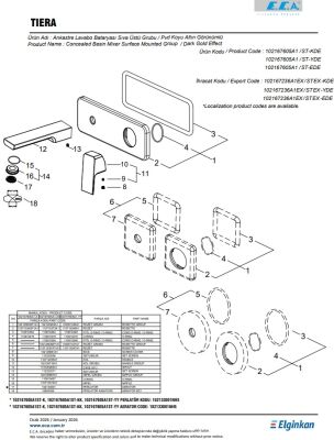 Eca Tiera Altın Görünüm Ank Lav Bat S. Ü. Tek Rozet 102167605A1-K