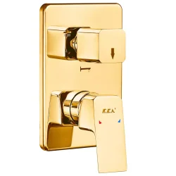 E.C.A - Eca Tiera Altın Görünümlü Ank Banyo/Duş 3 Yollu S.Ü 102167335A1-K