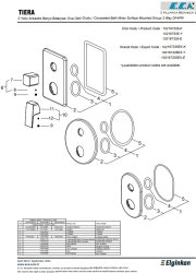 Eca Tiera Krom Ankastre Banyo/Duş 3 Yollu Sıva Üstü 102167335-K - Thumbnail