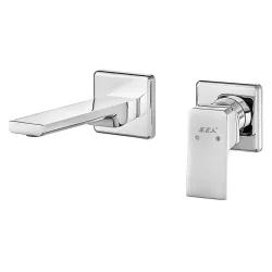 E.C.A - Eca Tiera Krom Ankastre Lav Bat Sıva Üstü Çift Rozet 102167605-KK