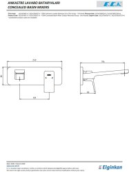 Eca Tiera Krom Ankastre Lav. Bat. Sıva Üstü Tek Rozet 102167605-K - Thumbnail